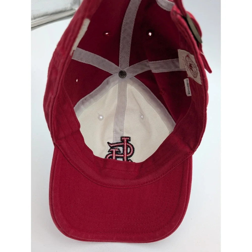 47 Brand St Louis Cardinals Kids Hat Red White Baseball Cap Adjustable STL Logo